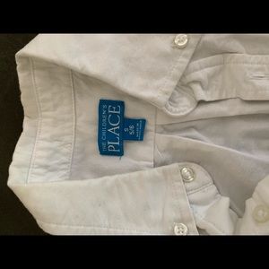 Children’s Place Boys button down shirt, White